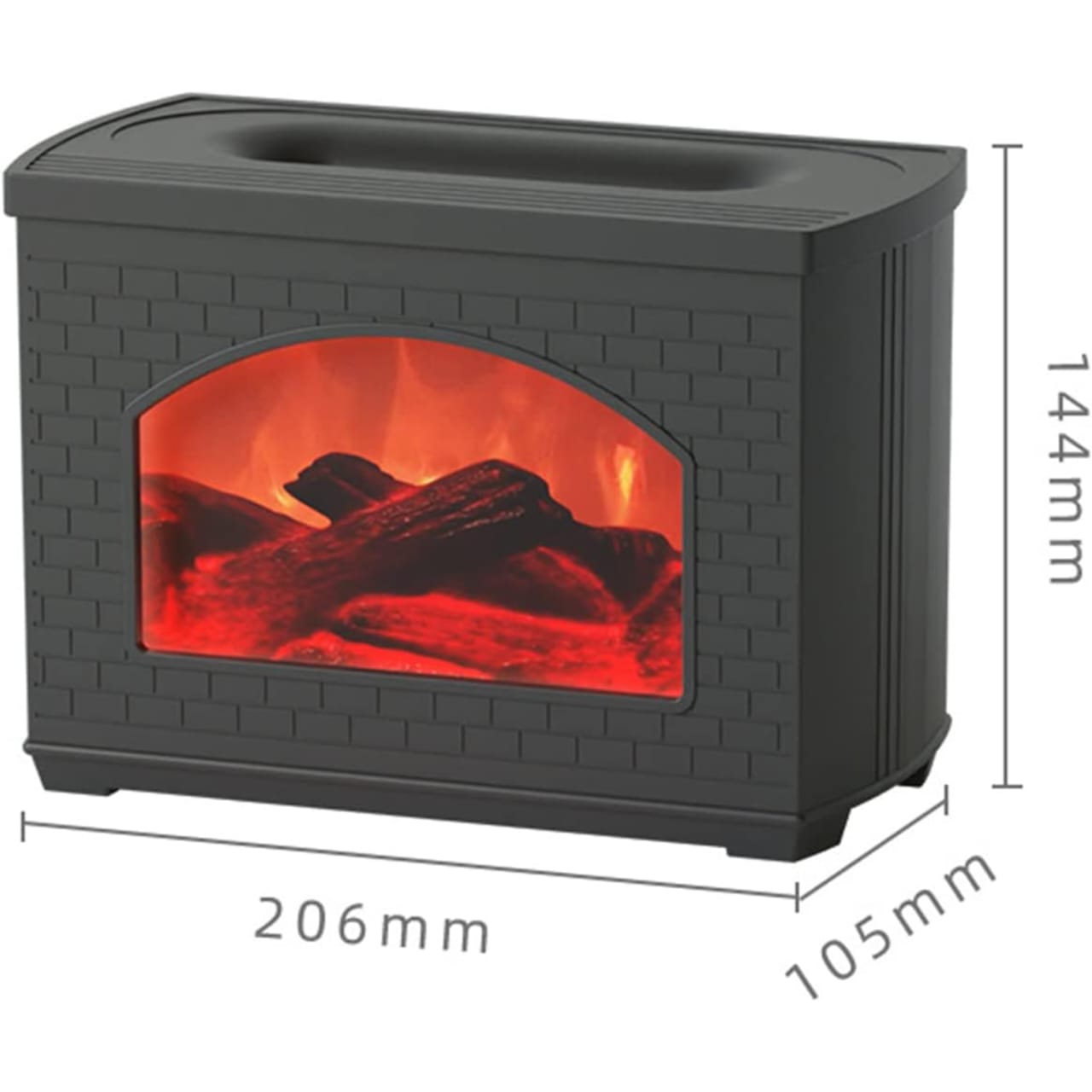 High Quality 3D Fireplace