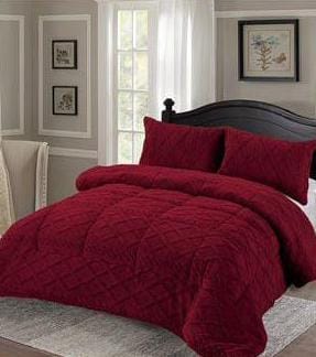 Heavy sherpa woolen duvet sets