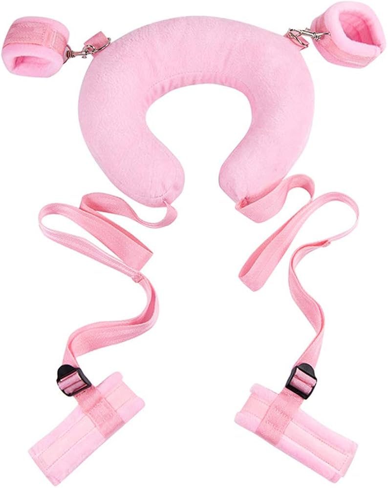 Style sutra comfortable cuffs with neck pillow sex kit