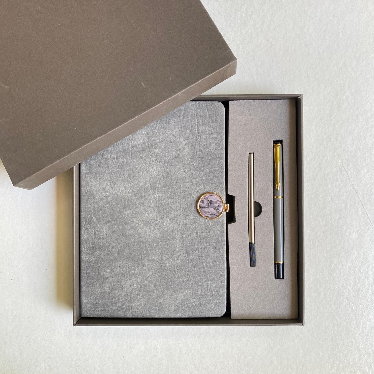 *Premium 3 in 1 A5 Executive Notebook Pen Gift Set - Gift Box & Bag Corporate Gifts Office Stationery, gift set notebook with spare pen