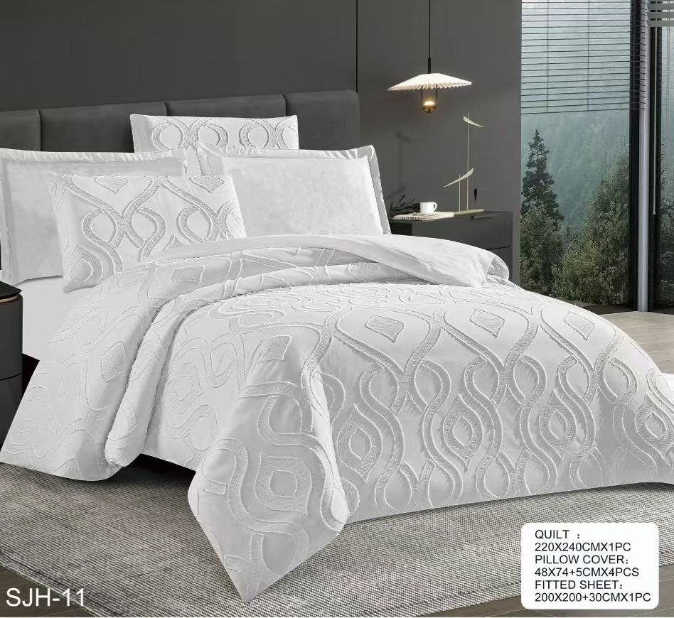 6 pcs Tufted Duvetcover