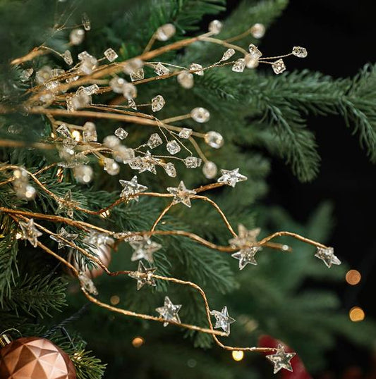 Christmas Decorations Crystal Bud Branches