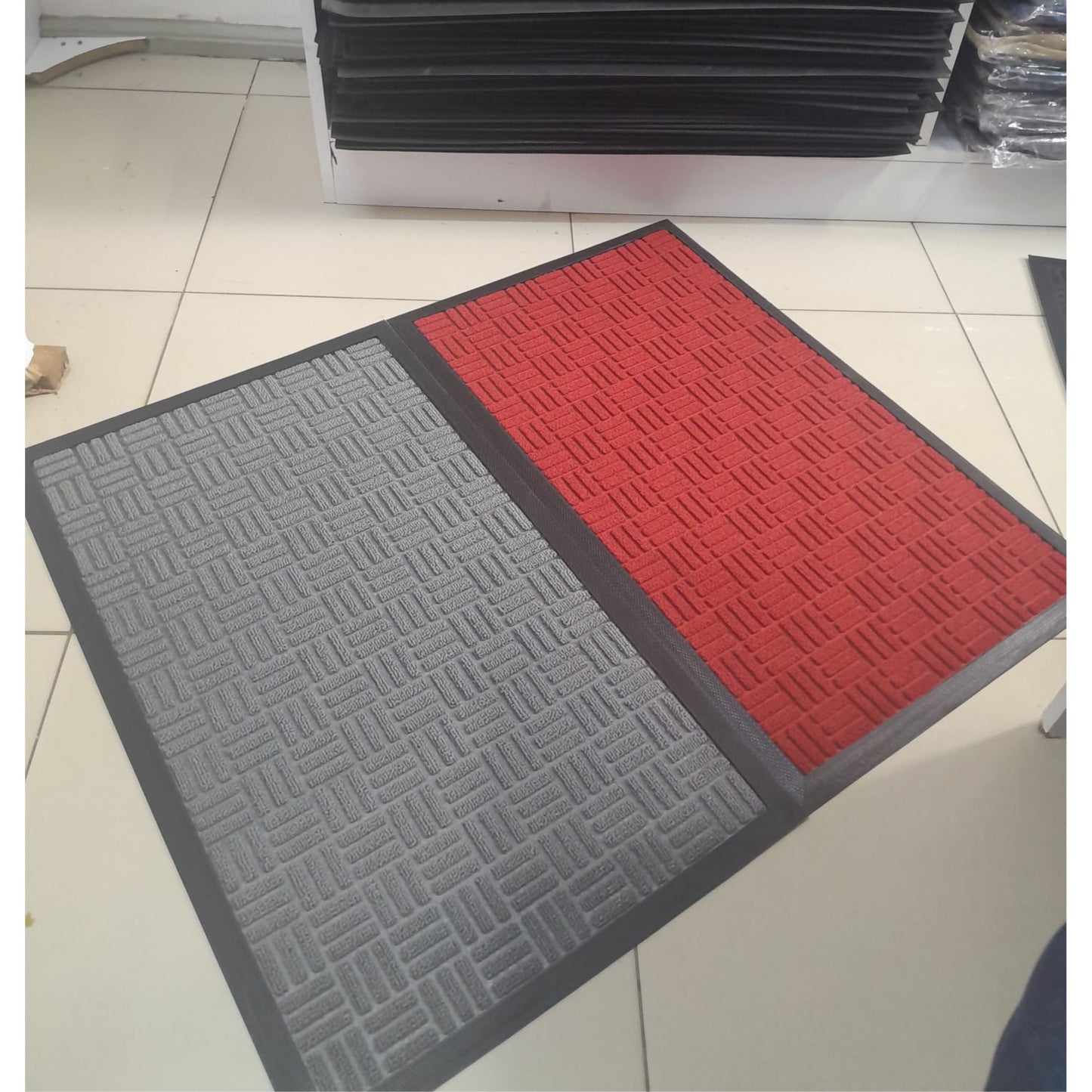 Rubber door mat