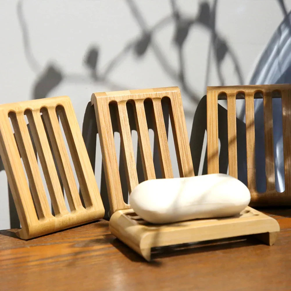 Bamboo soap dish /  soap holder