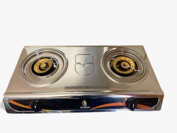 Irmaan Double Burner Gas Stove