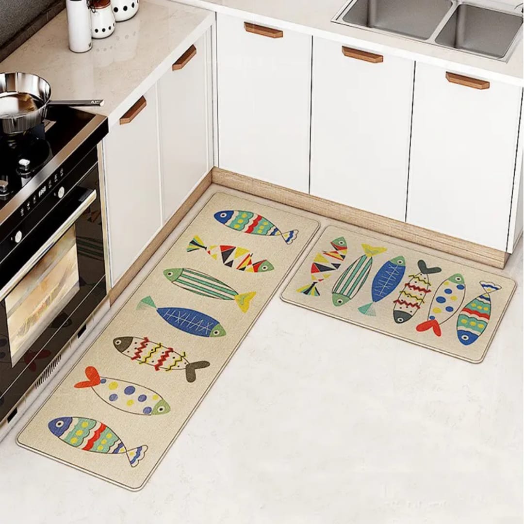 Rubber & Fabric  binded edge KITCHEN MAT(high quality)