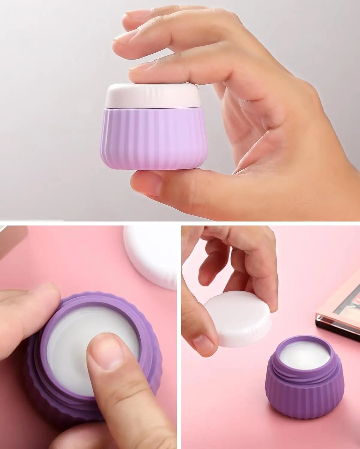 Big capacity colorful travel lotion bottles with cream bottles
