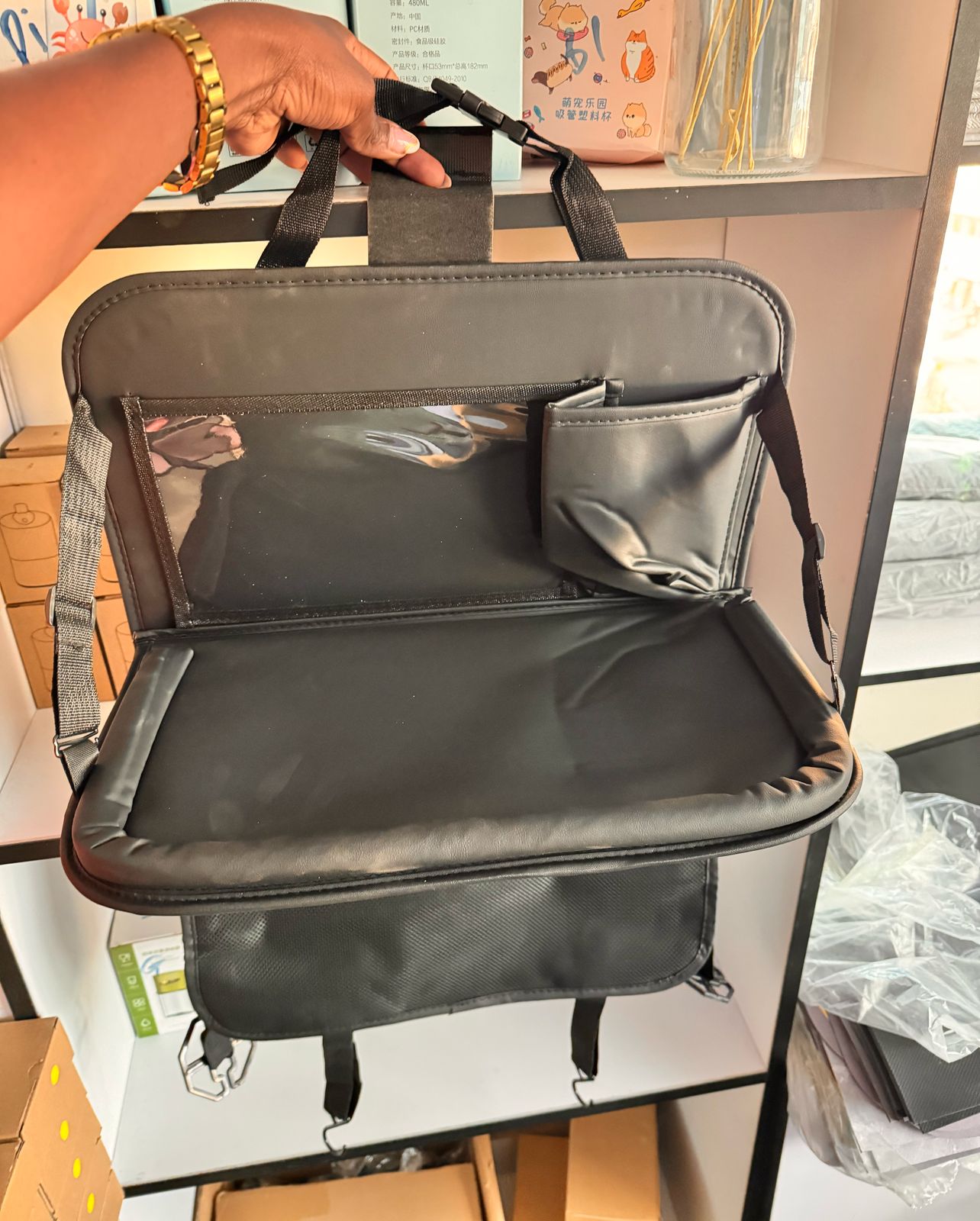 All in one Multi-Functional car seat Back Organizer