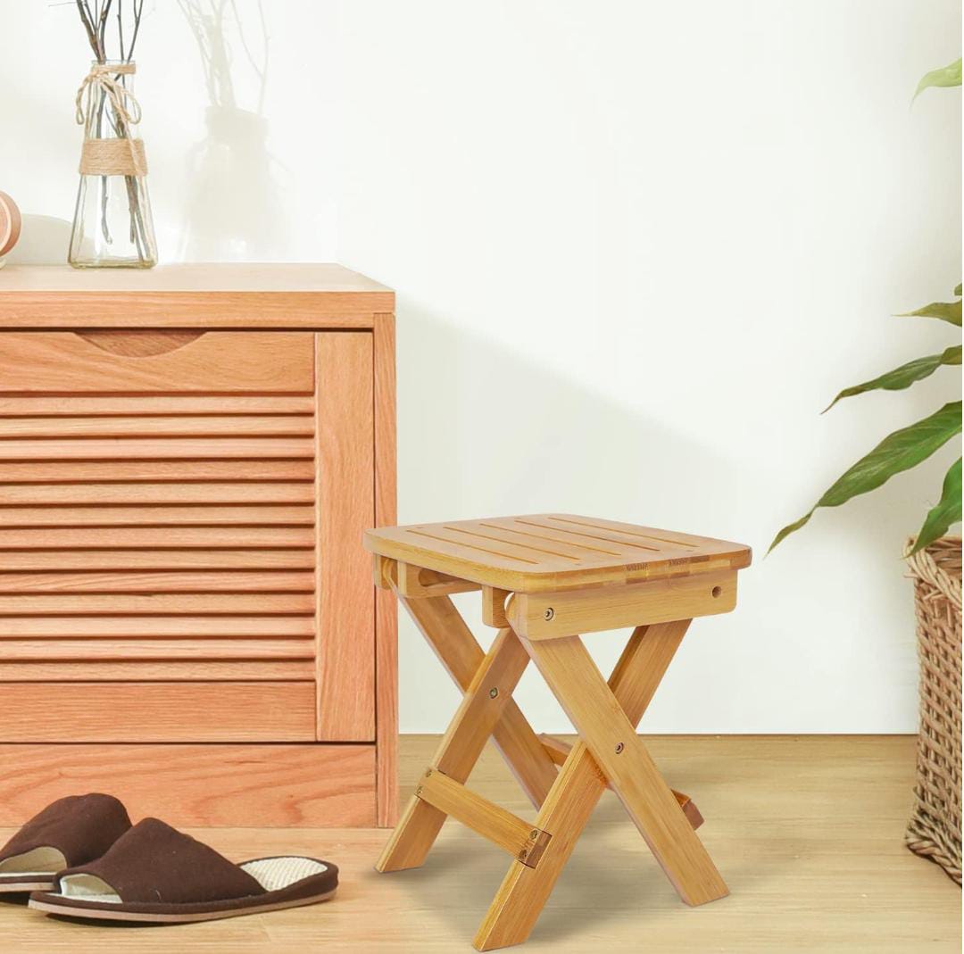 BAMBOO FOLDABLE STOOL