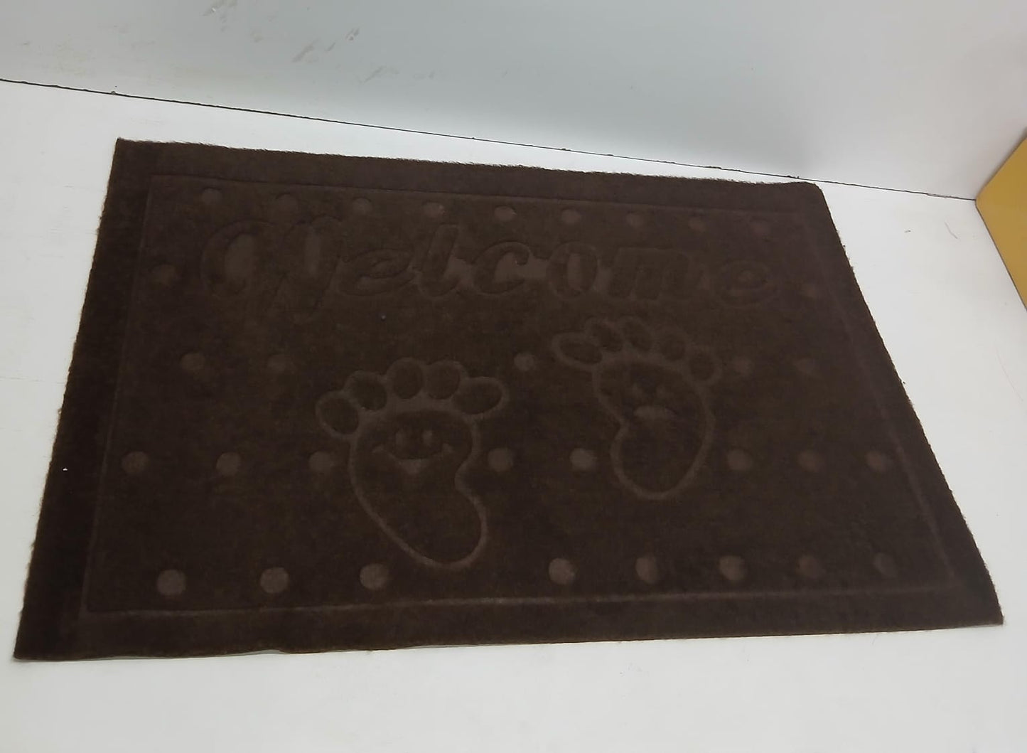 Heavy duty rubber welcome mat anti slip
