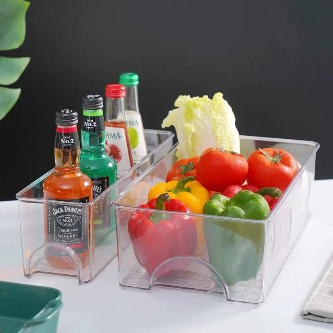 Transparent design fridge container
