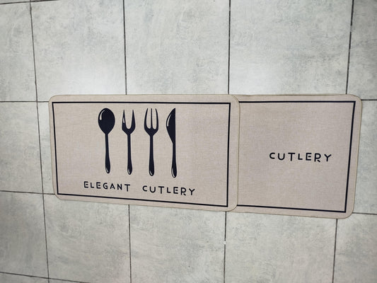 2 pcs Rubber Kitchen Mats