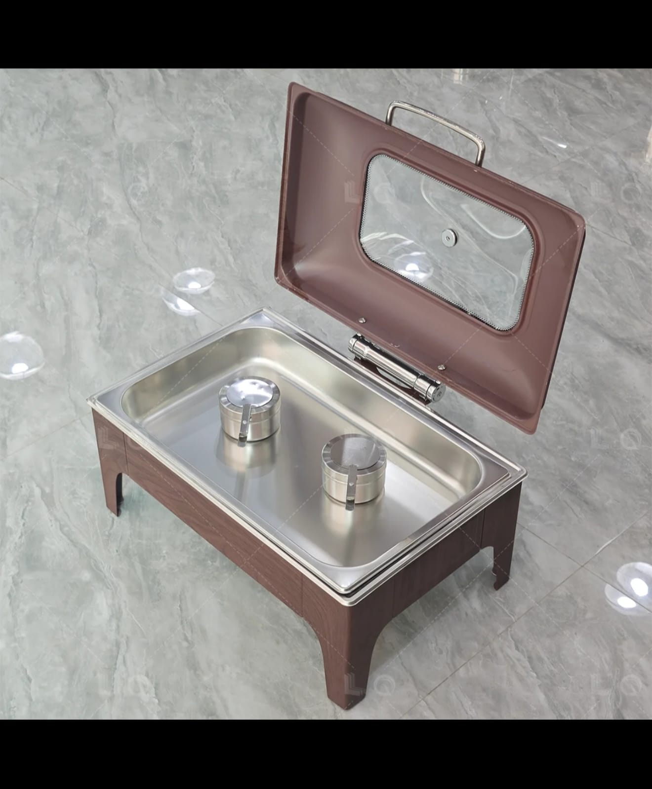 8.0L Round Chaffing Dish Hanging Buffet Food warmer.
