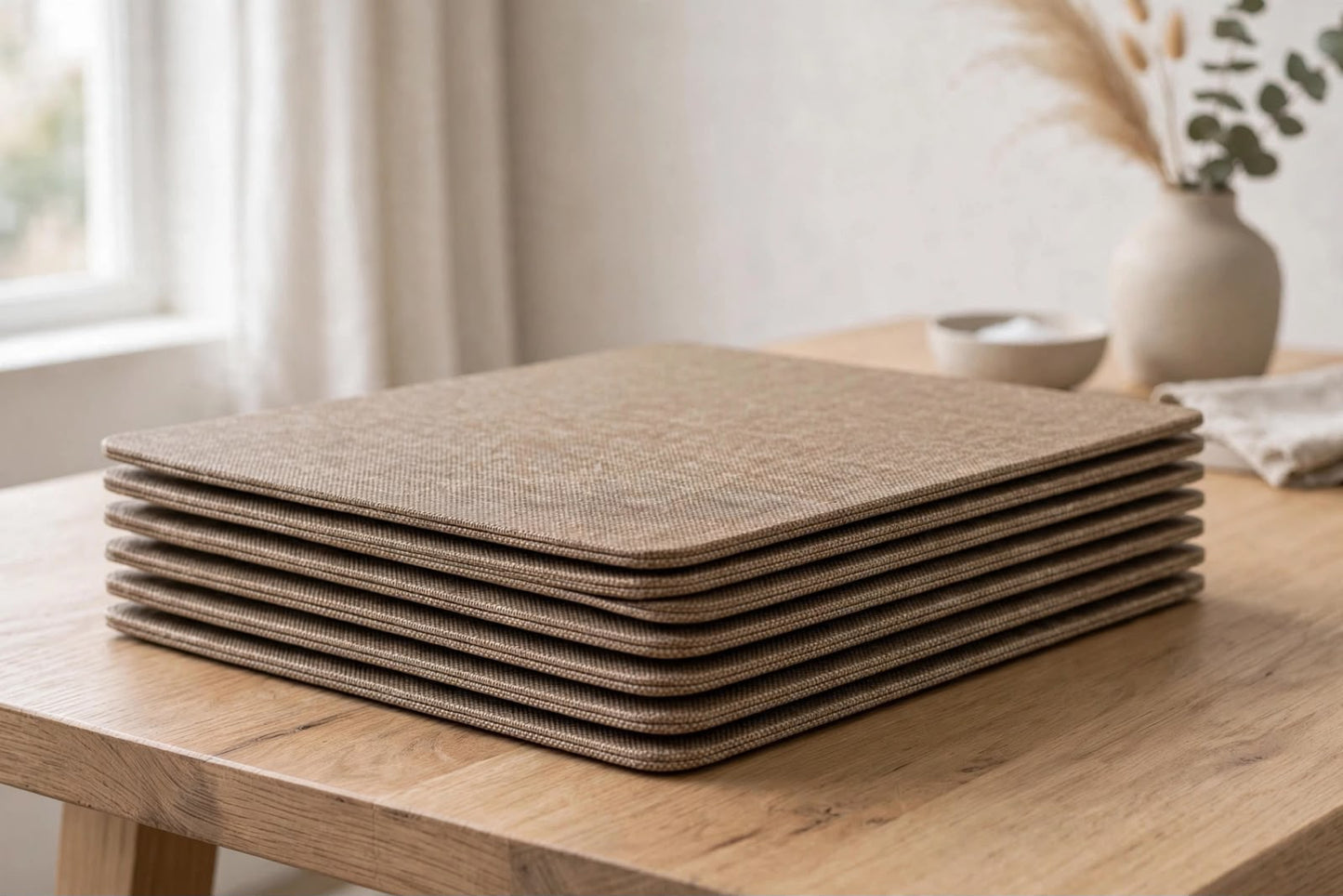 Linen Look wipeable placemats/tablemats