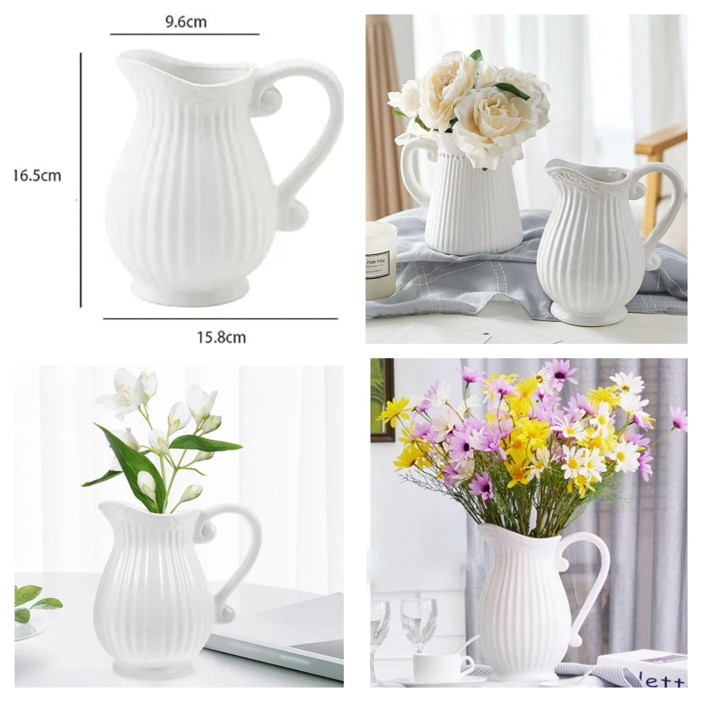 Beautiful white Vase Decor