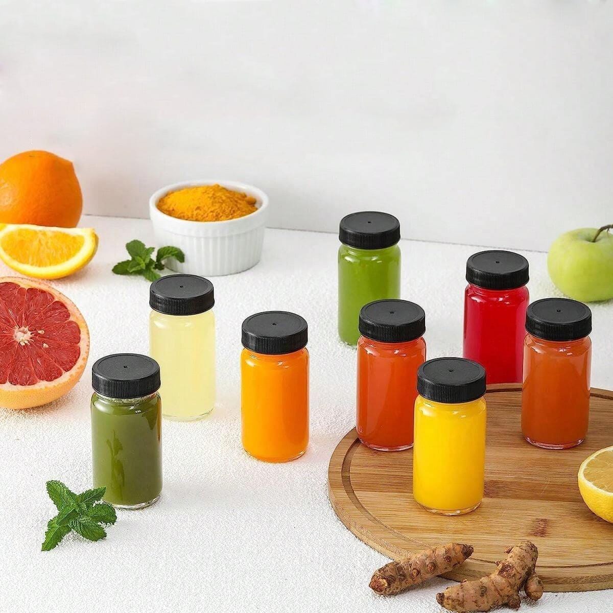 Gingershots Glass Bottles set