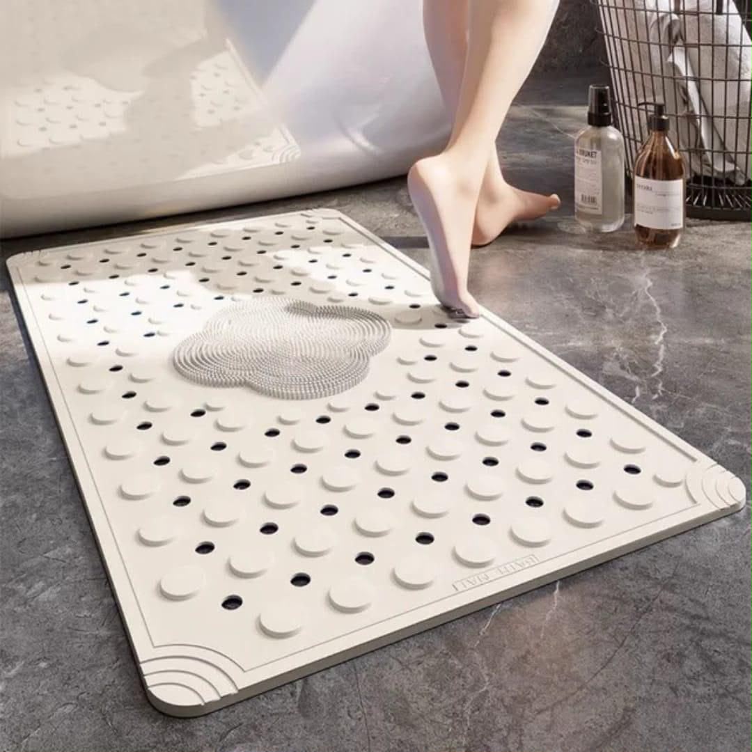 Antislip heavy duty bathroom mat
