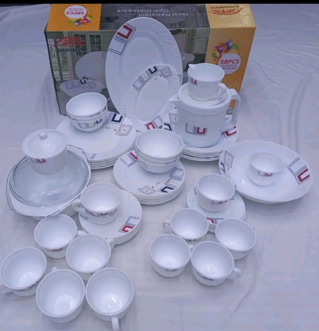 58pcs dinner set
