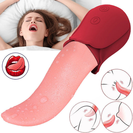 10 Speeds realistic tongue licking rose. Your happiness is our priority