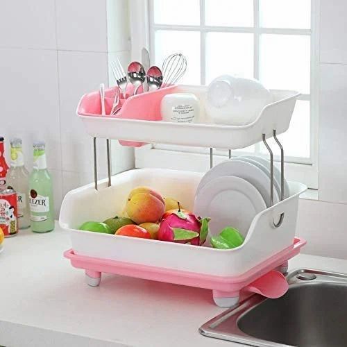 Rust free modern 2layer dishrack