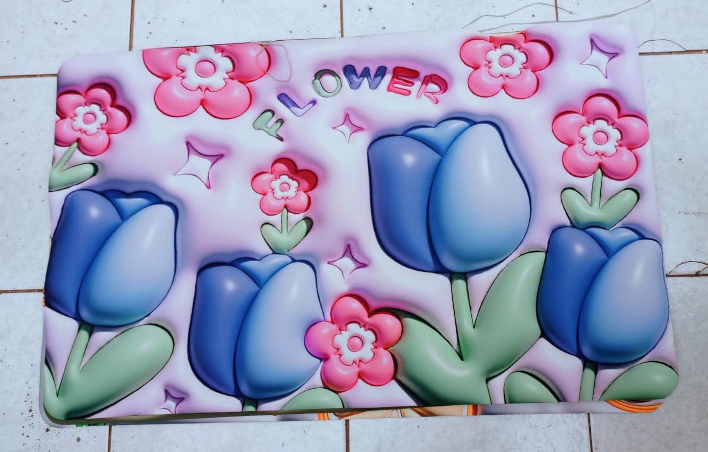 Bubble-Like Bathroom Absorbent Mat