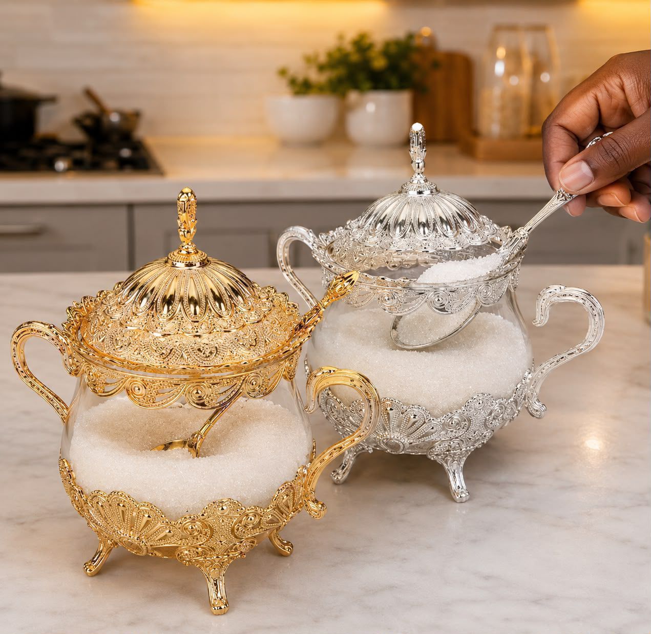 European Style sugar dish