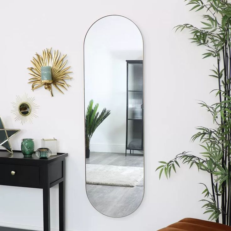 Unbreakable Acrylic Mirror / Self Adhesive Mirrors - Oval