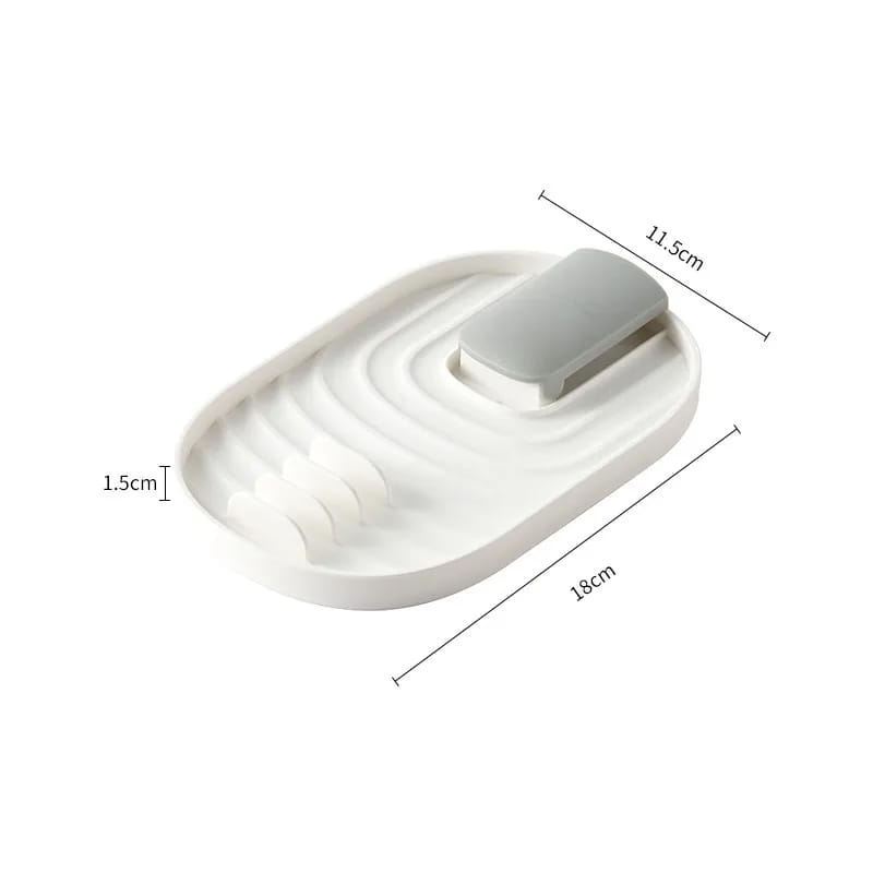 Nordic style pot lid holder, plastic kitchen spoon rest/holder