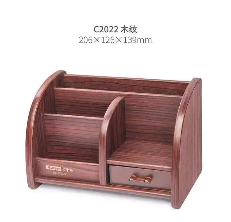 Glosen Wooden Desk  Organizer for Table