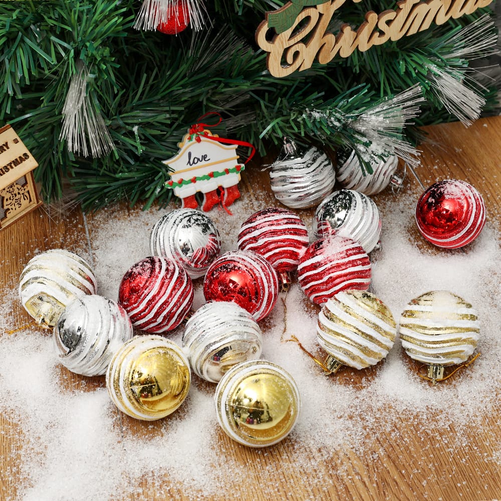 6pcs Christmas Ball 6cm