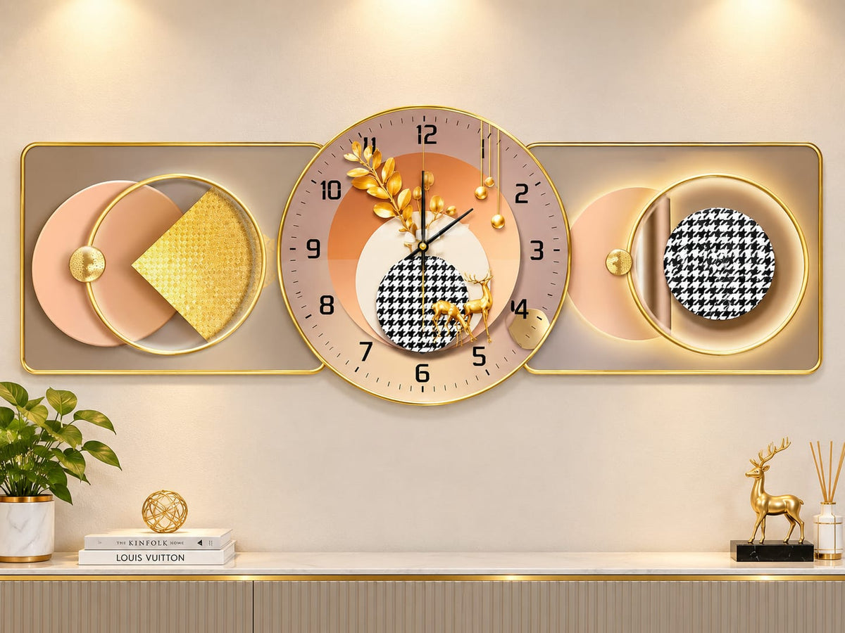 Modern 3-Piece Wall Clock