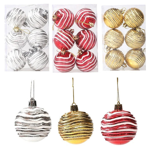 6pcs Christmas Ball 6cm