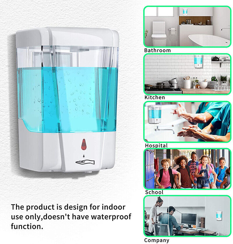 Automatic soap dispenser or touchless sanitizer dispenser