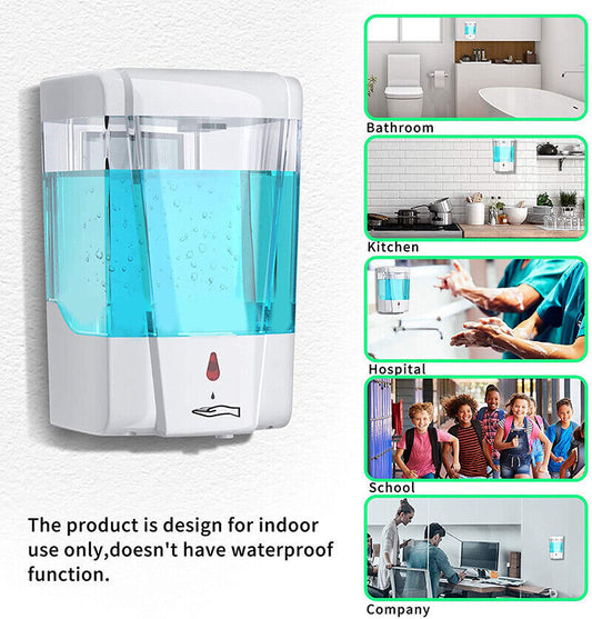 Automatic soap dispenser or touchless sanitizer dispenser