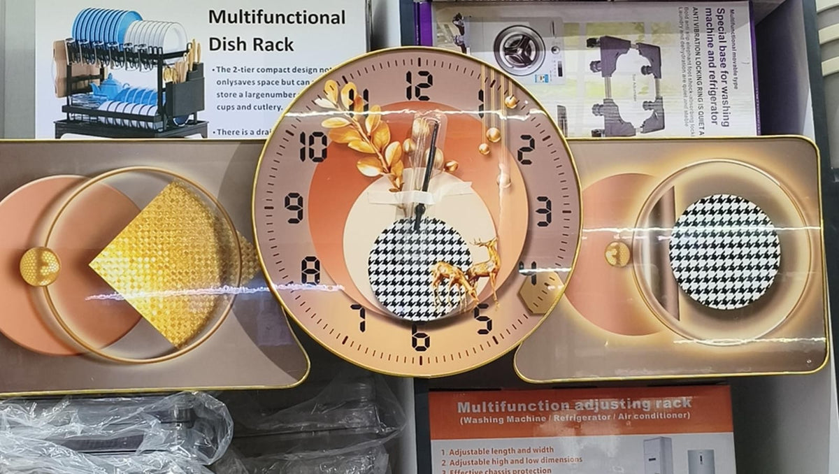 Modern 3-Piece Wall Clock
