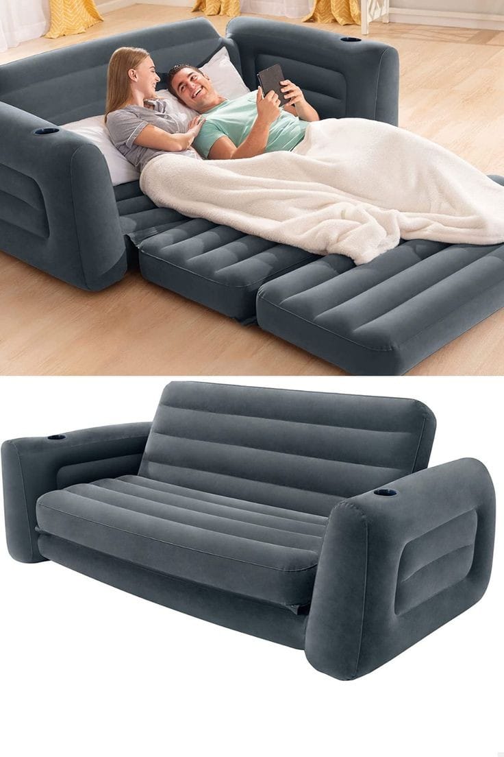 3 seater Intex Inflatable Pull-Out Sofa PLUS FREE Electric / Manual PUMP