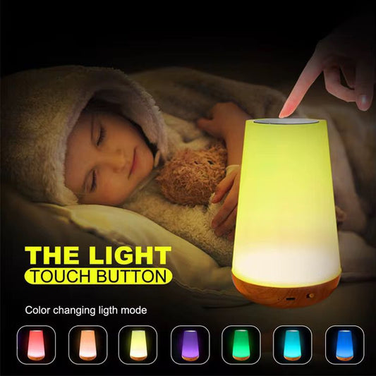USB Rechargeable LED Table Lamp With Remote Control Portable Touch