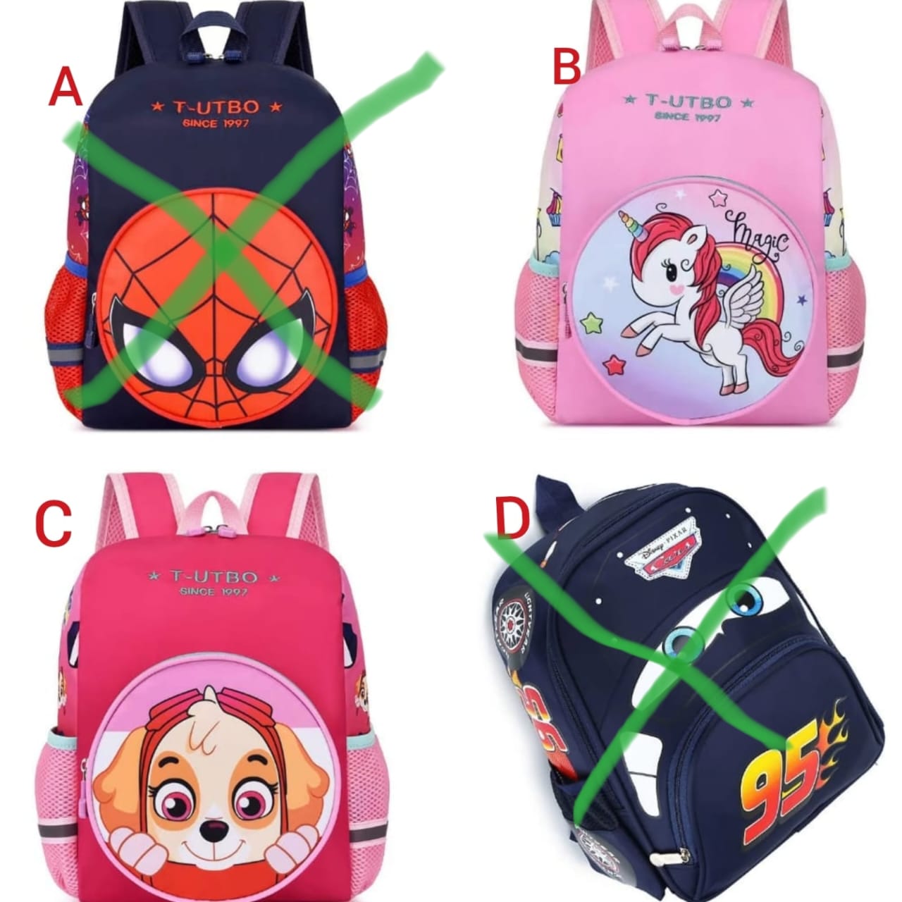 Baby class/preschool bags