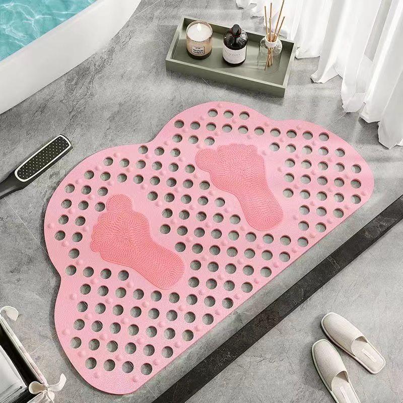 Cloud shape Rubber bathroom Antislip Mat