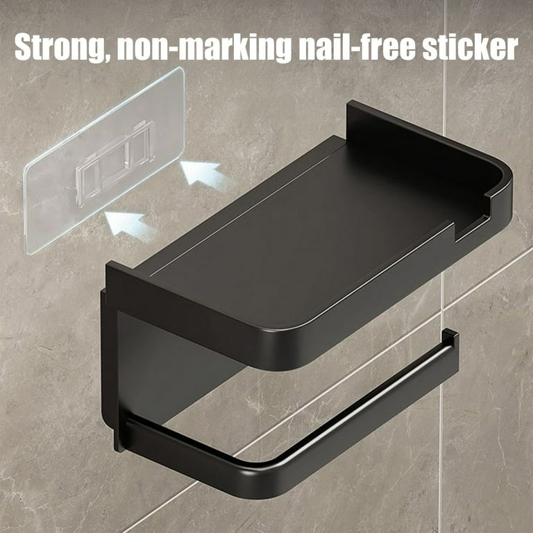 Punch Free Wall Mounted Tissue / storage Rack