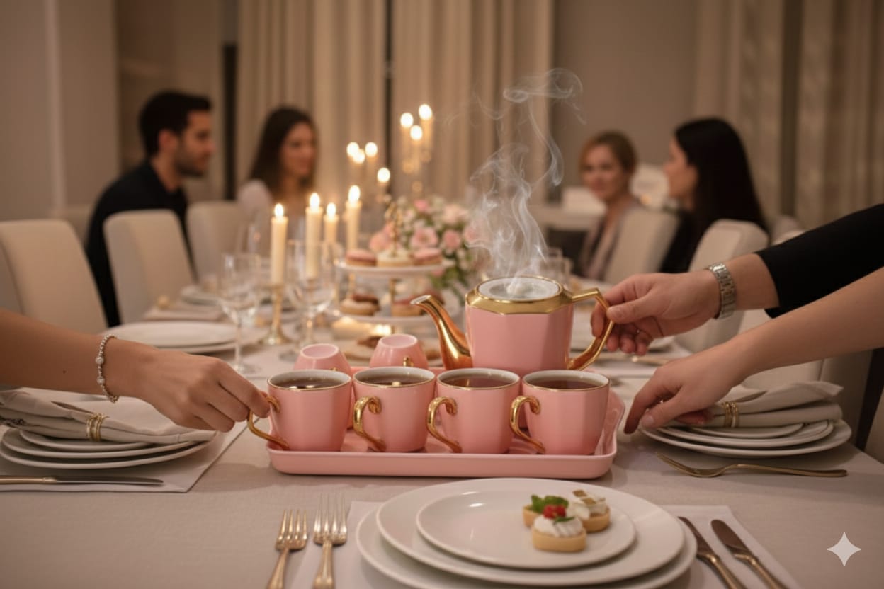 Blush Royale Tea Set