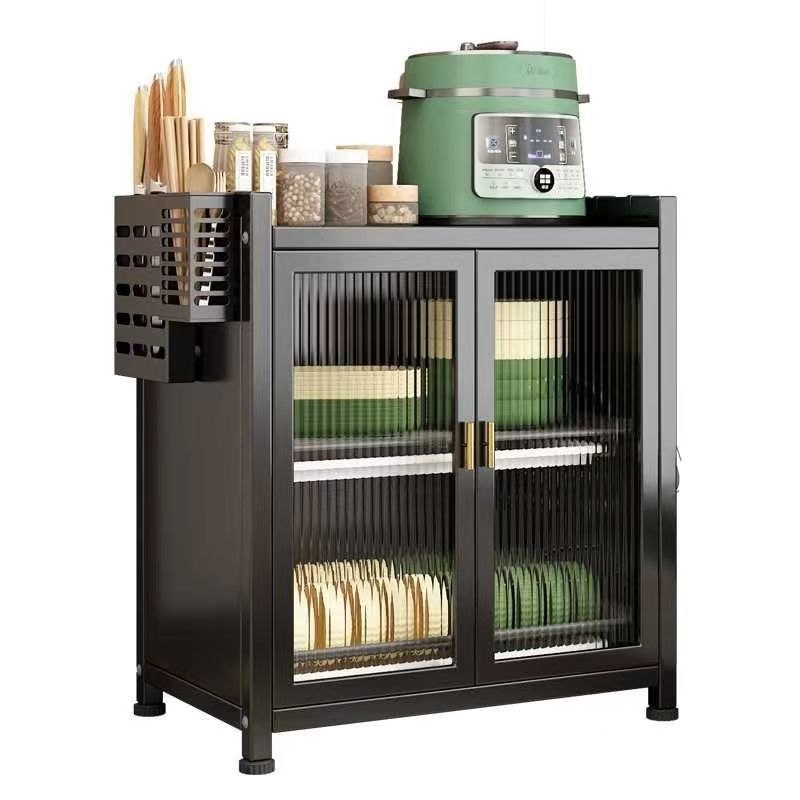 Minimalist Kitchen Countertop dish rack with Drawers