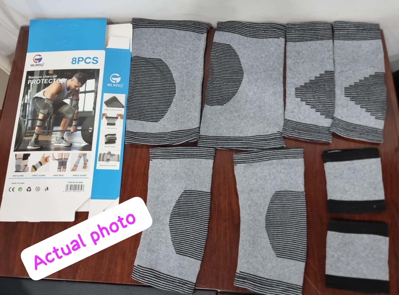 Fitness 8pc gym protective gear