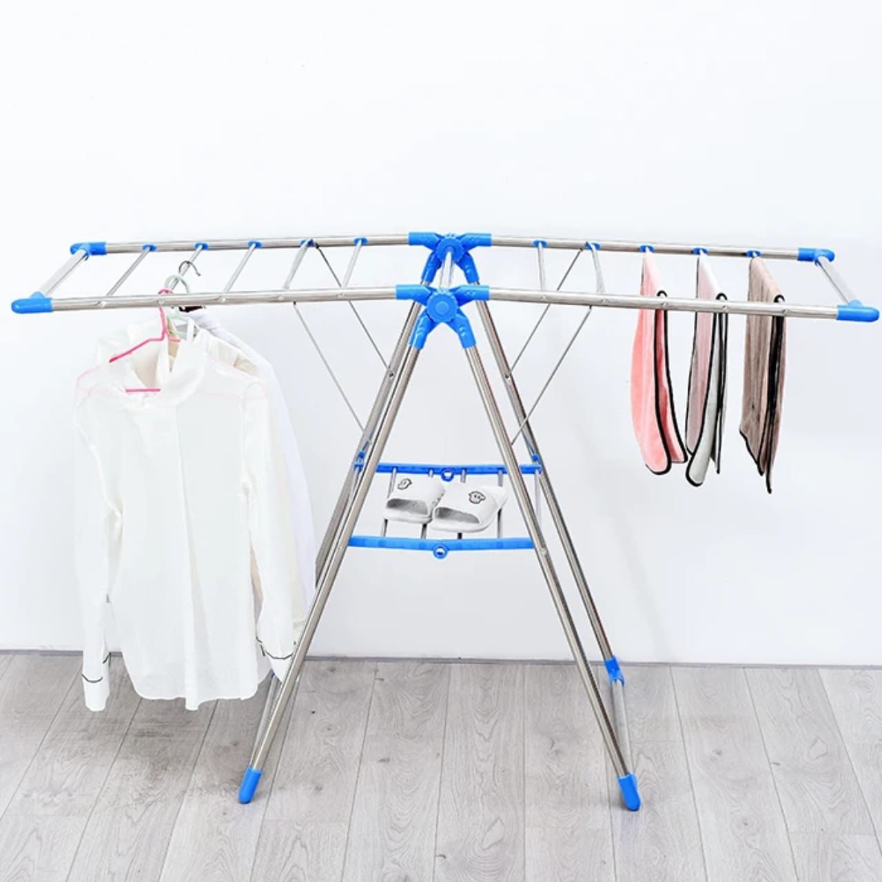 HEAVY DUTY & BIG SIZE Portable Stainless Steel Cloth Drying rack