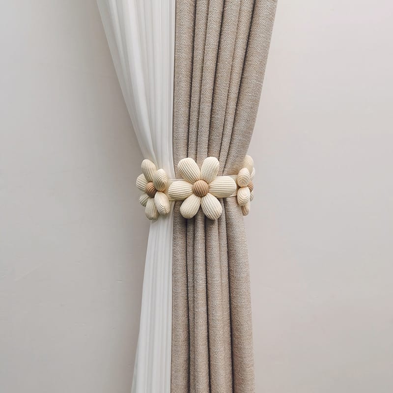 Flower Drapes Tiebacks