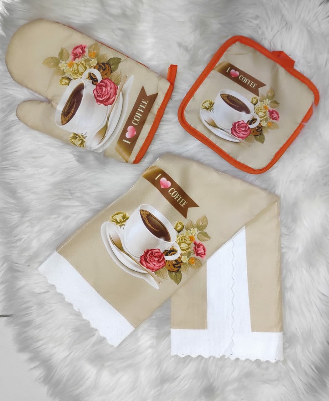 *3pcs Kitchen glove set