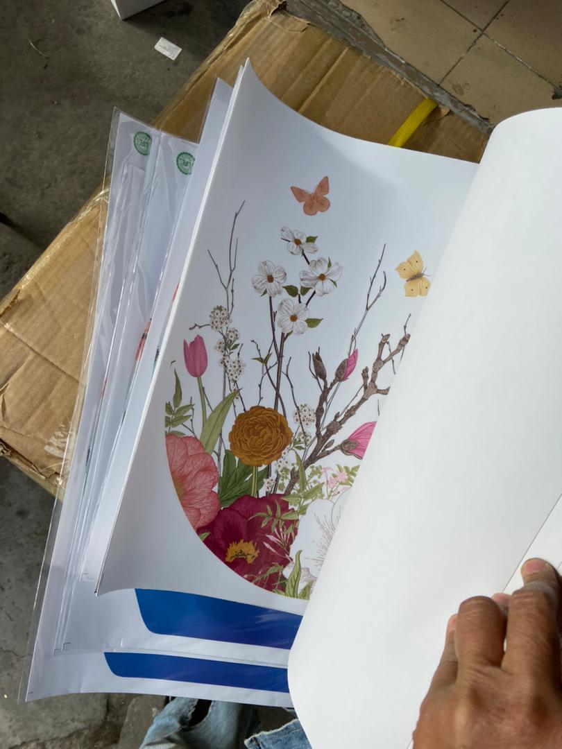 Toilet Stickers Bathroom Decoration Stickers Self-adhesive Paintings Removable PVC Sticker