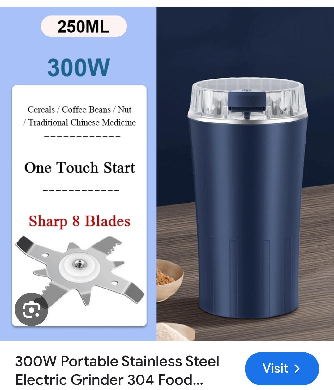 300W Multifunctional Electric mini fine grinder