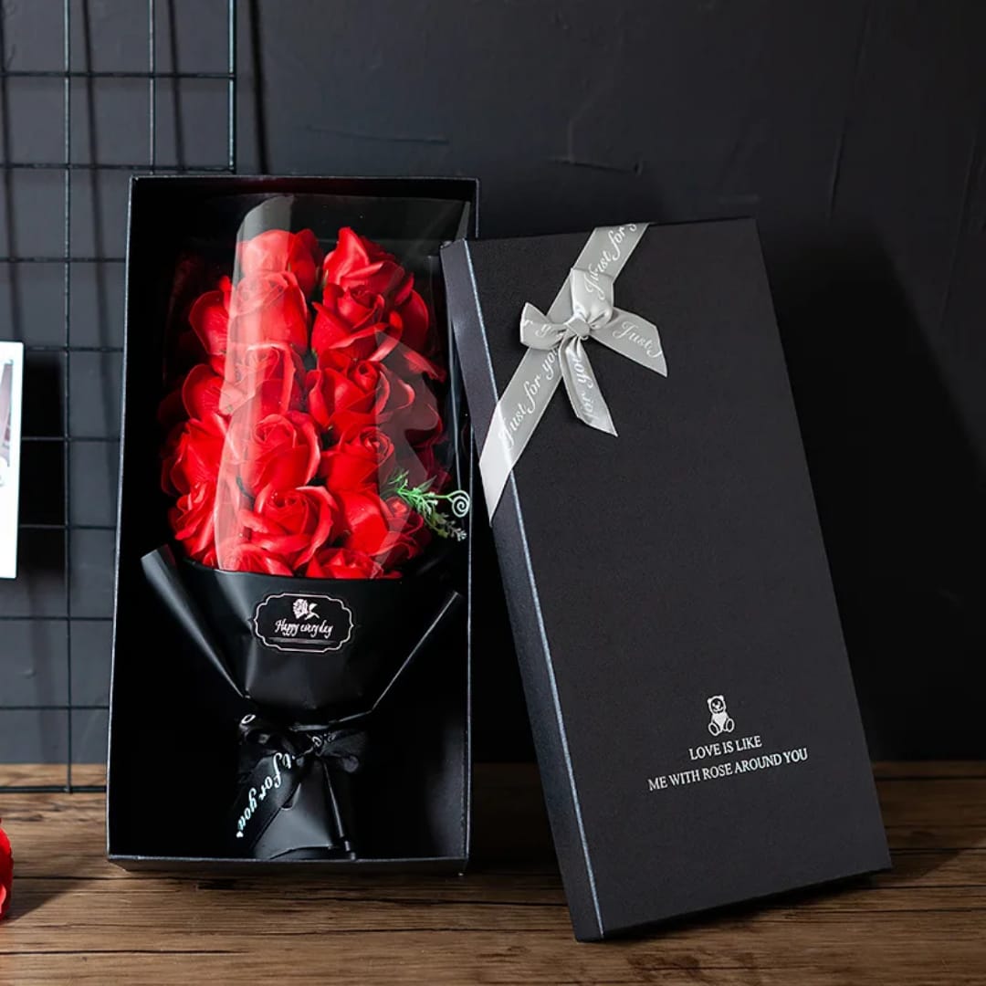 Artificial  Flower Rose Bouquet Gift Box Valentine's Day Gift For Mother Girlfriend Birthday Gift Box