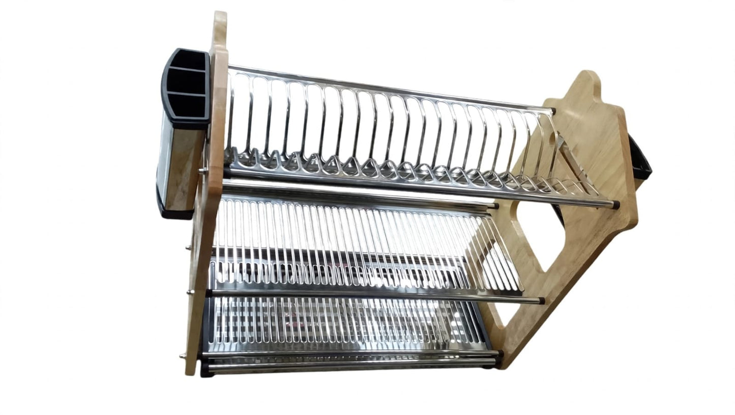 Heavy duty Elegant 3 tier STAINLESS STEEL DISH RACK